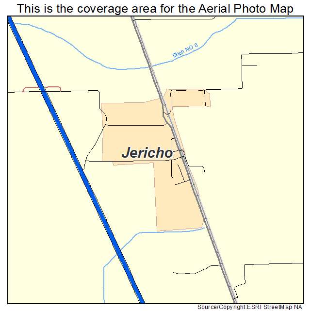 Jericho, AR location map 