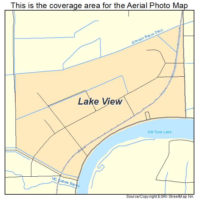 Lake View, AR location map 