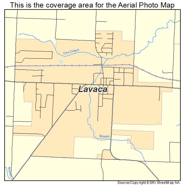 Lavaca, AR location map 