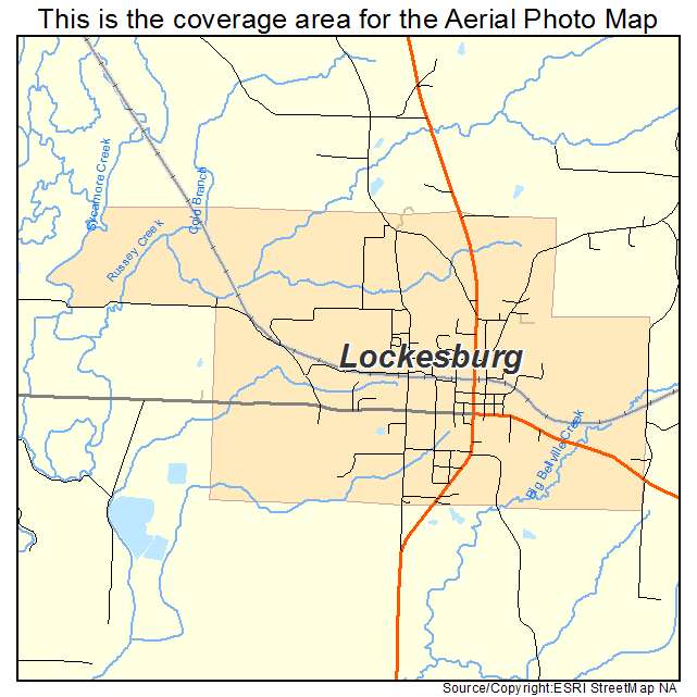 Lockesburg, AR location map 