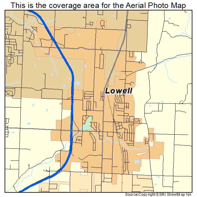 Lowell, AR location map 