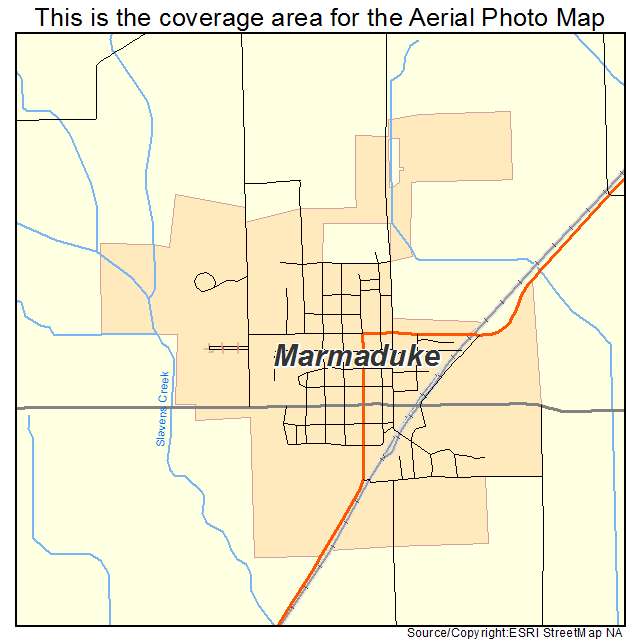 Marmaduke, AR location map 
