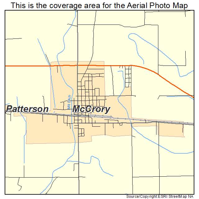 McCrory, AR location map 