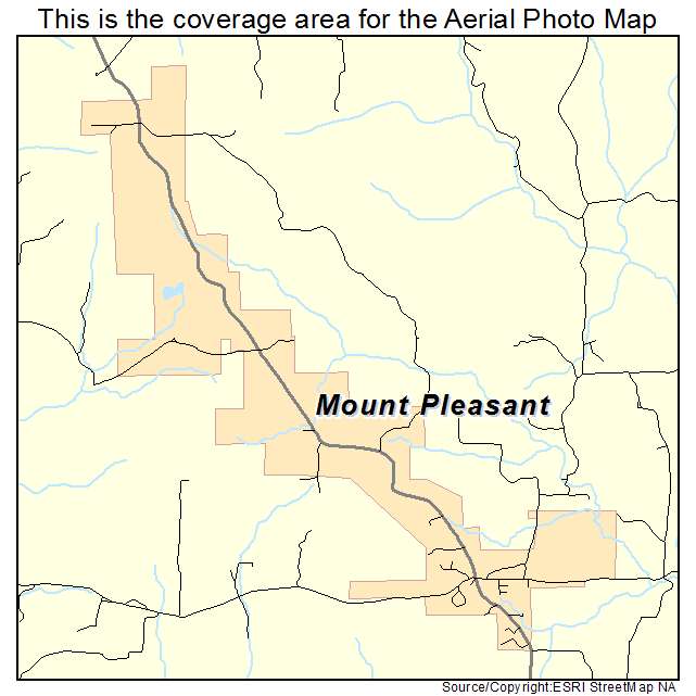 Mount Pleasant, AR location map 
