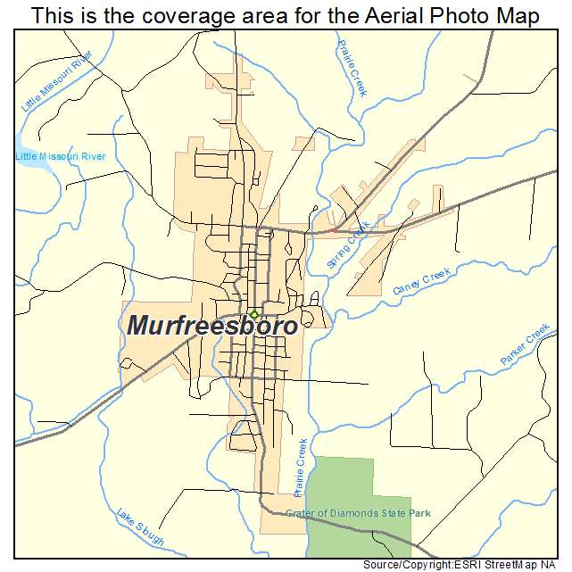 Murfreesboro, AR location map 