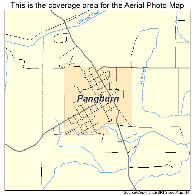 Pangburn, AR location map 