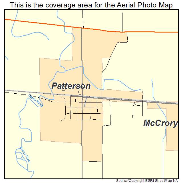 Patterson, AR location map 