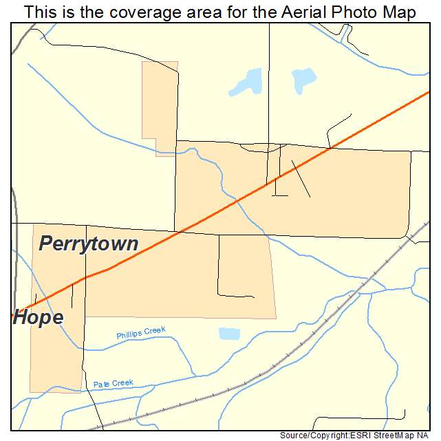 Perrytown, AR location map 