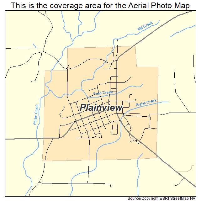 Plainview, AR location map 