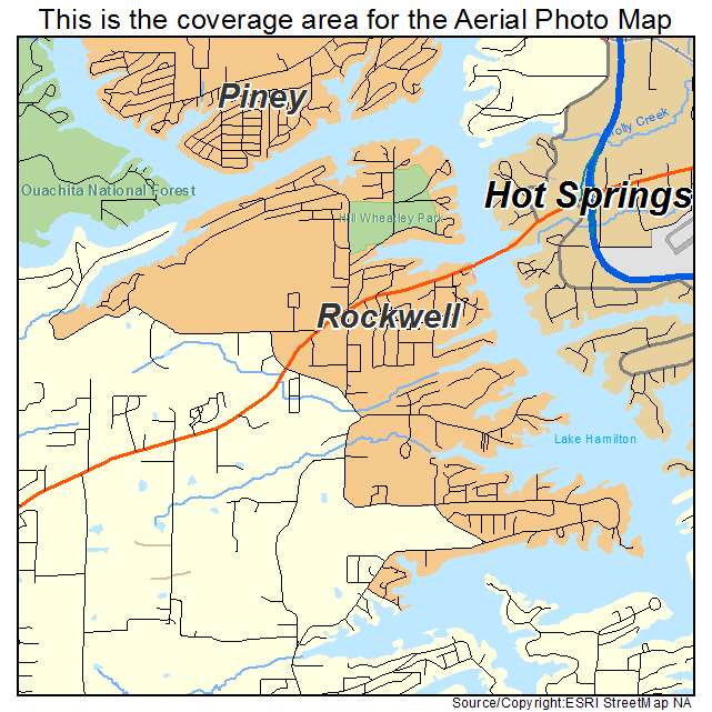 Rockwell, AR location map 