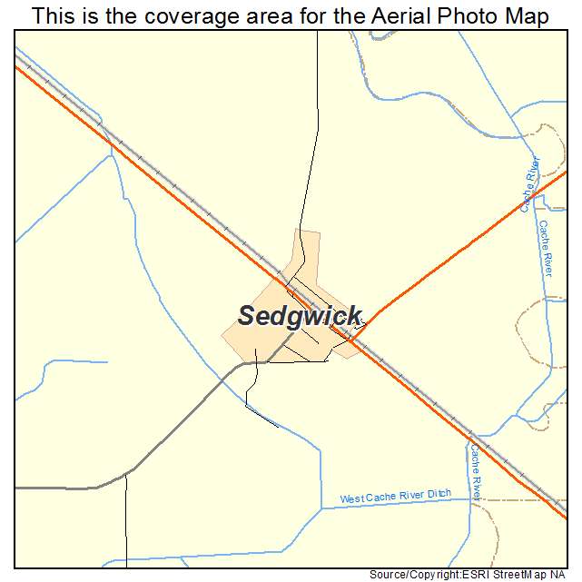 Sedgwick, AR location map 