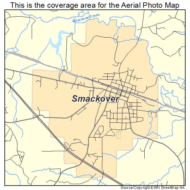 Smackover, AR location map 