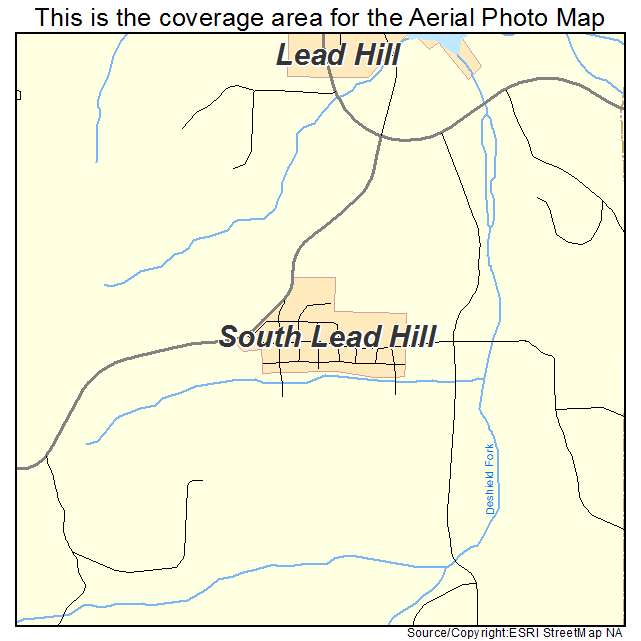 South Lead Hill, AR location map 