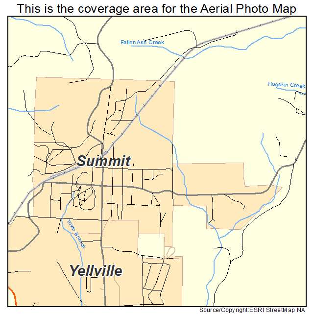 Summit, AR location map 