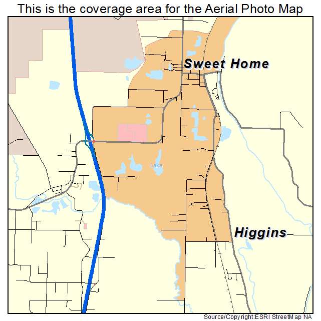 Sweet Home, AR location map 