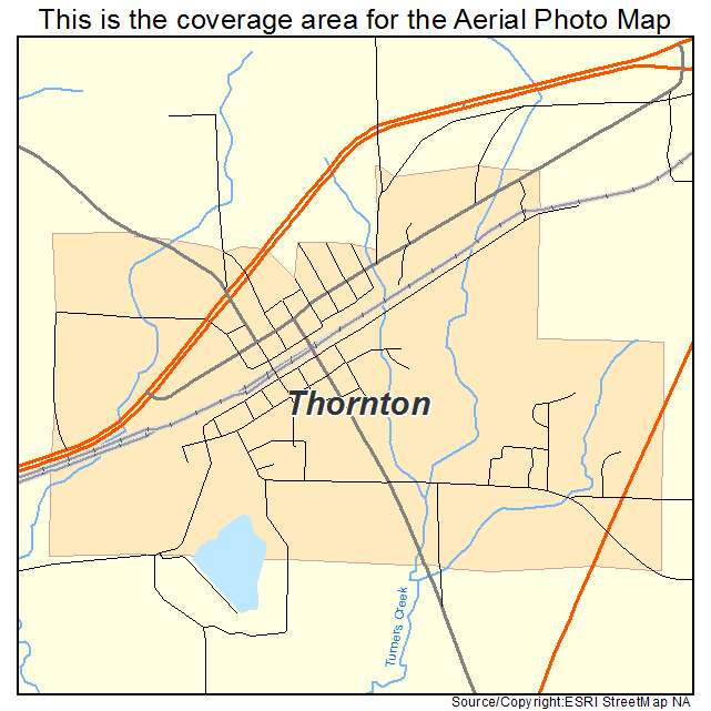 Thornton, AR location map 