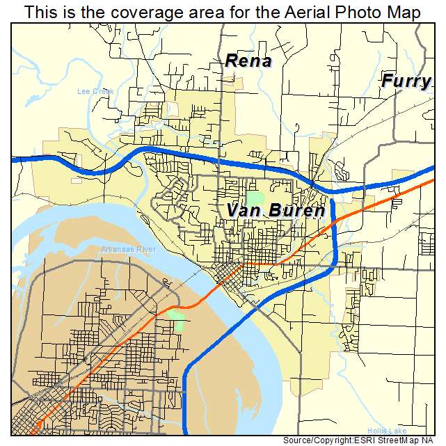 30 Van Buren Arkansas Map - Maps Database Source