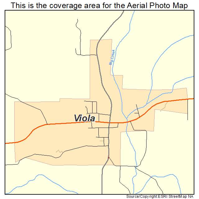 Viola, AR location map 