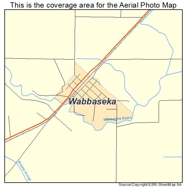 Wabbaseka, AR location map 