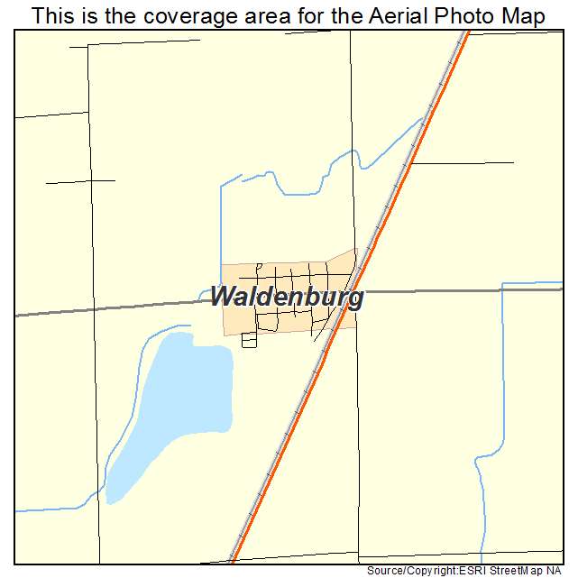Waldenburg, AR location map 