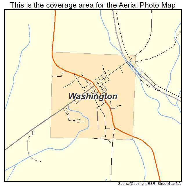 Washington, AR location map 