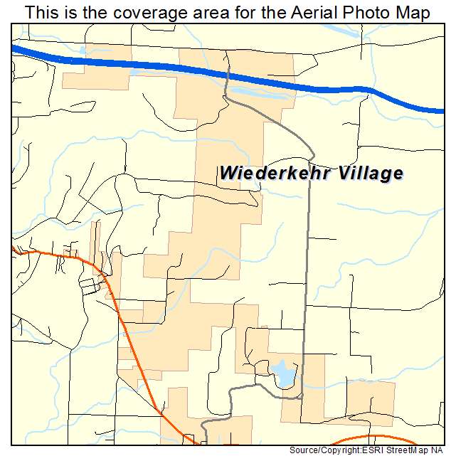 Wiederkehr Village, AR location map 