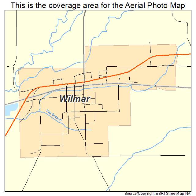 Wilmar, AR location map 