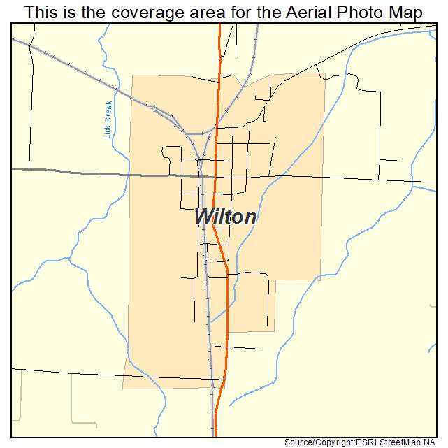Wilton, AR location map 