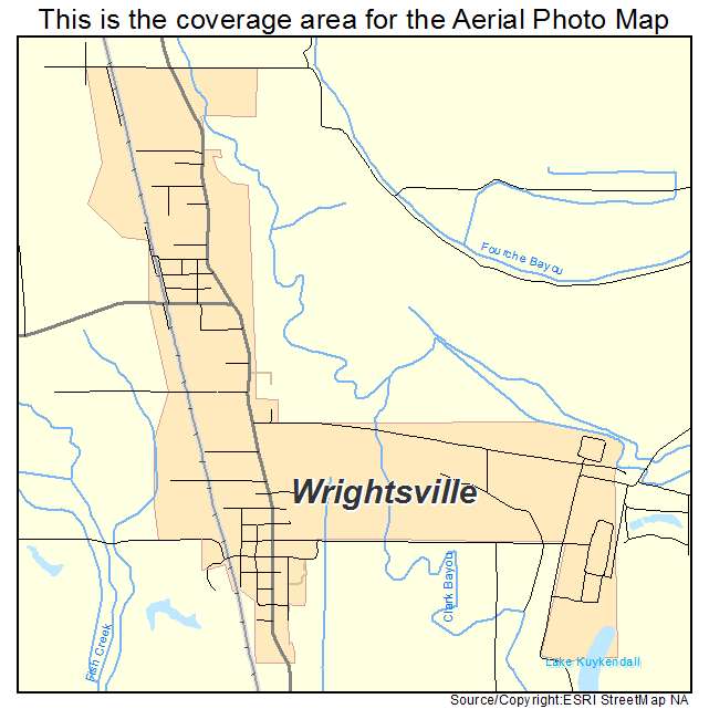 Wrightsville, AR location map 