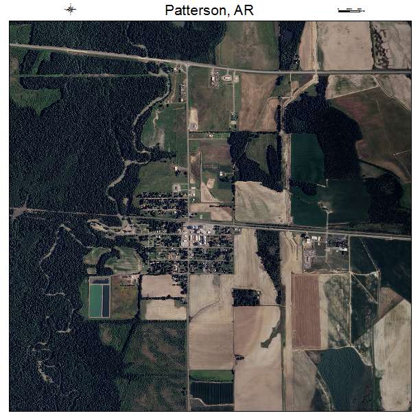 Patterson, AR air photo map