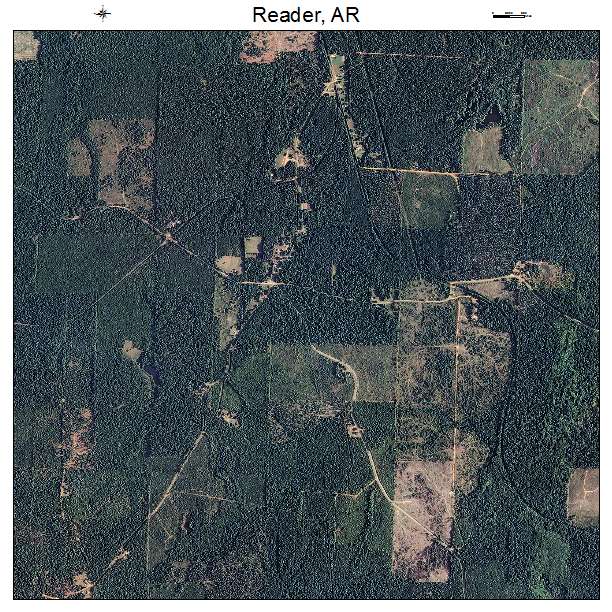 Reader, AR air photo map