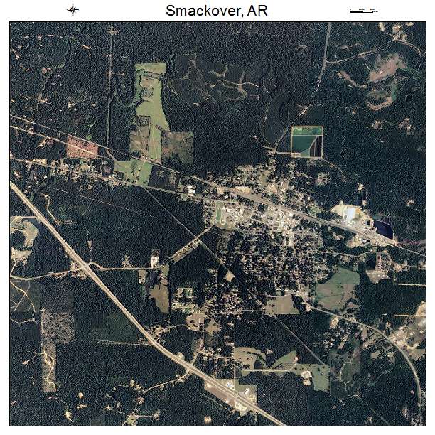 Smackover, AR air photo map