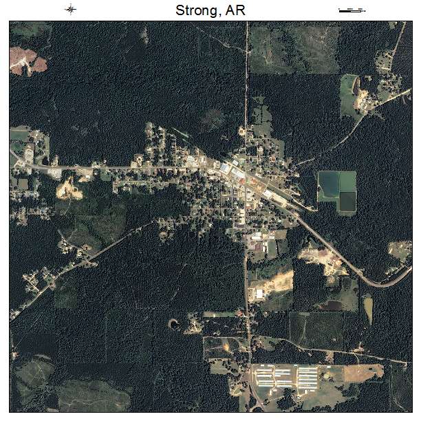 Strong, AR air photo map