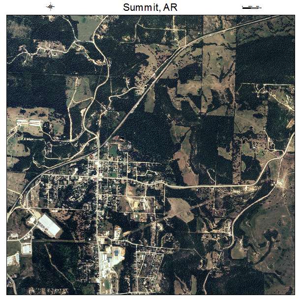 Summit, AR air photo map