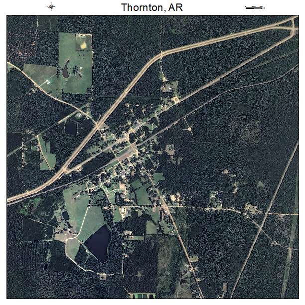 Thornton, AR air photo map