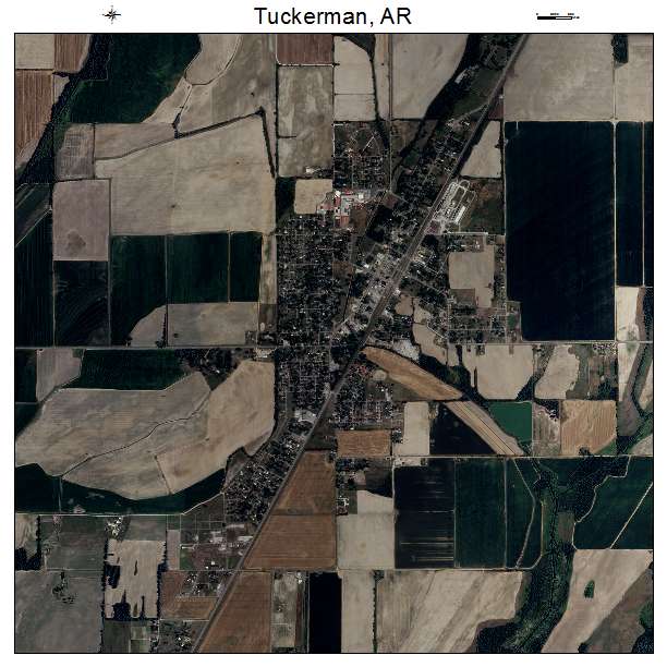 Tuckerman, AR air photo map