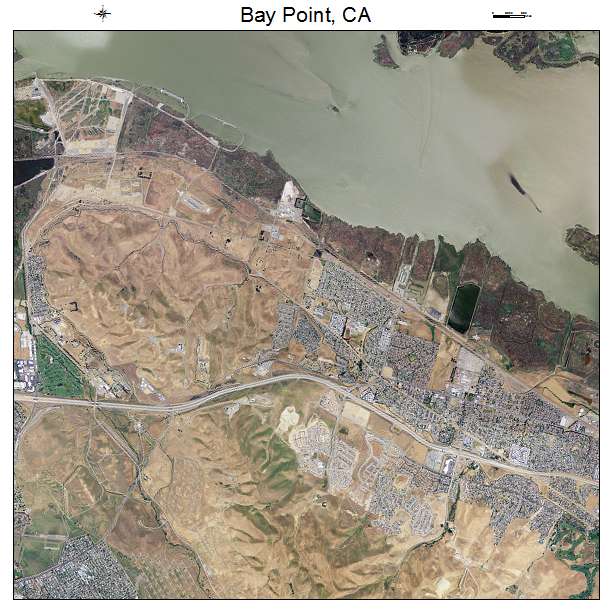 Bay Point, CA air photo map