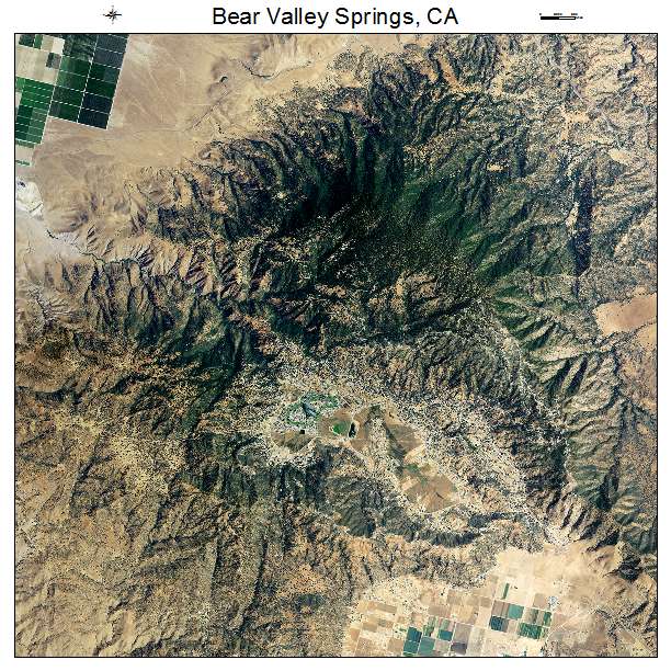Bear Valley Springs, CA air photo map