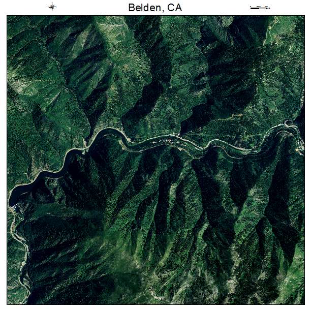 Belden, CA air photo map