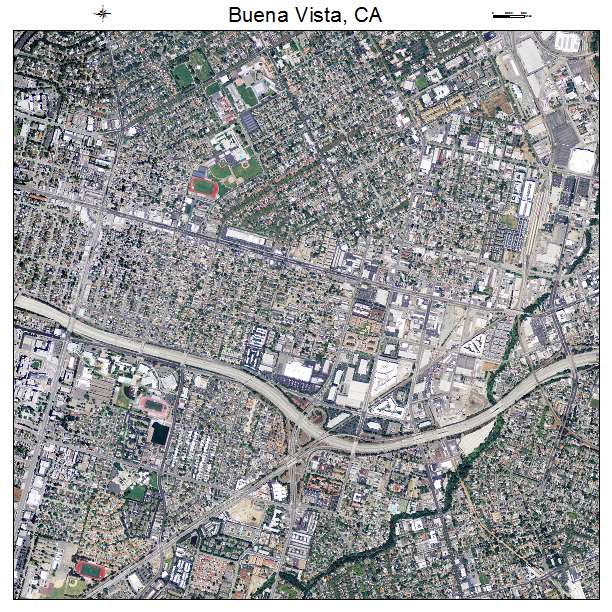 Buena Vista, CA air photo map