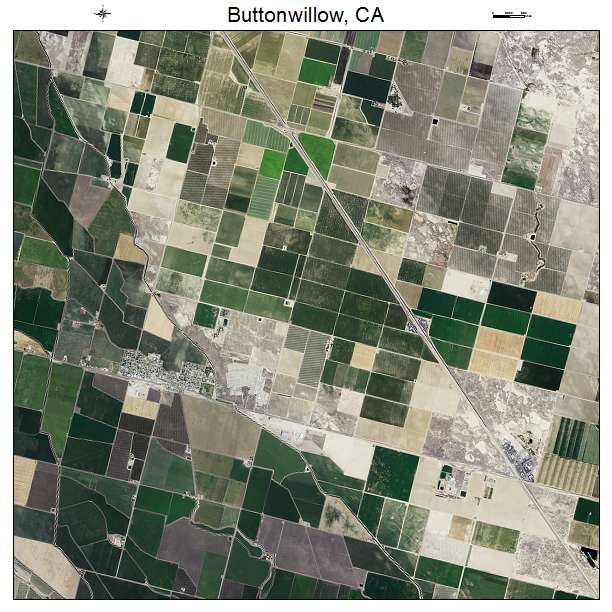 Buttonwillow, CA air photo map