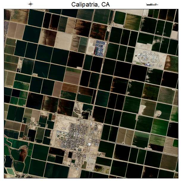 Calipatria, CA air photo map