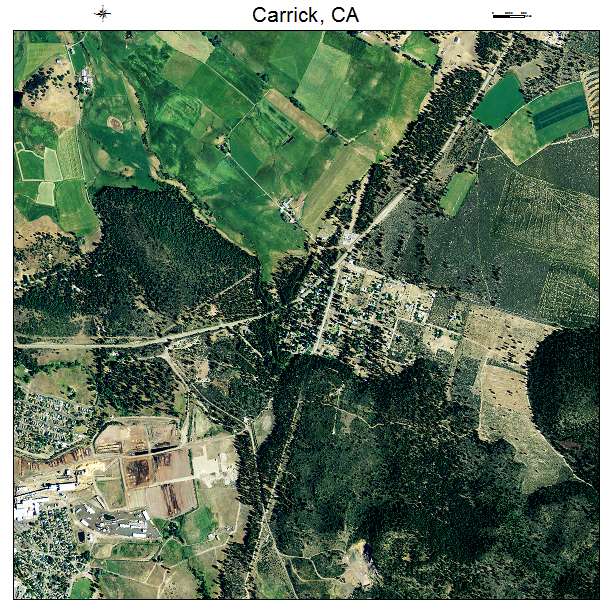 Carrick, CA air photo map