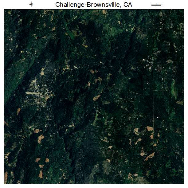 Challenge Brownsville, CA air photo map