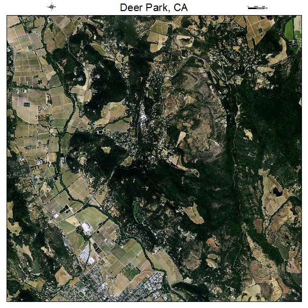Deer Park, CA air photo map