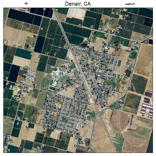 Denair, CA air photo map