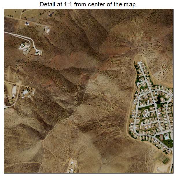 Acton, California aerial imagery detail