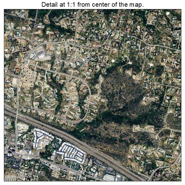 Alpine, California aerial imagery detail