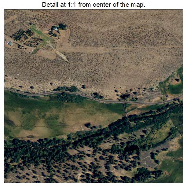 Alpine Village, California aerial imagery detail