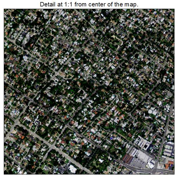 Altadena, California aerial imagery detail